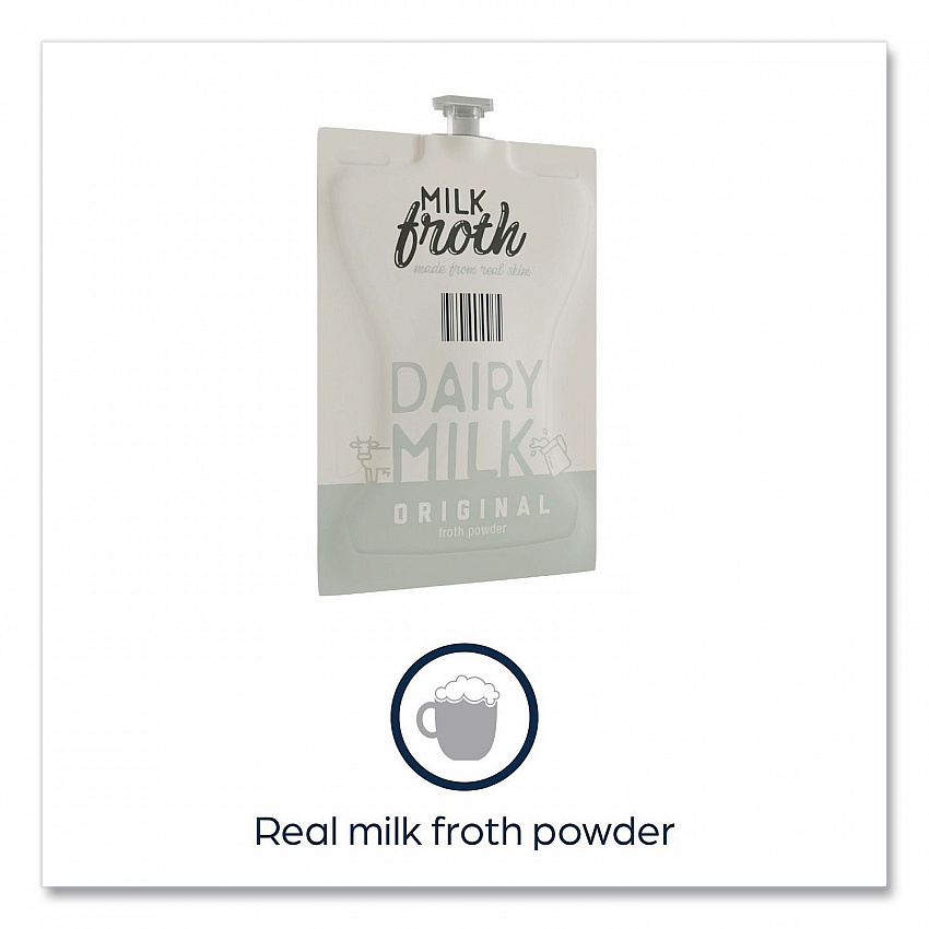 Dairy Milk Froth Powder Freshpack, 0.46 oz Pouch, 72/Carton (48002)