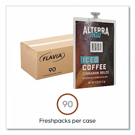 Alterra Cinnamon Dolce Iced Coffee Freshpack, 90/Carton (48061)