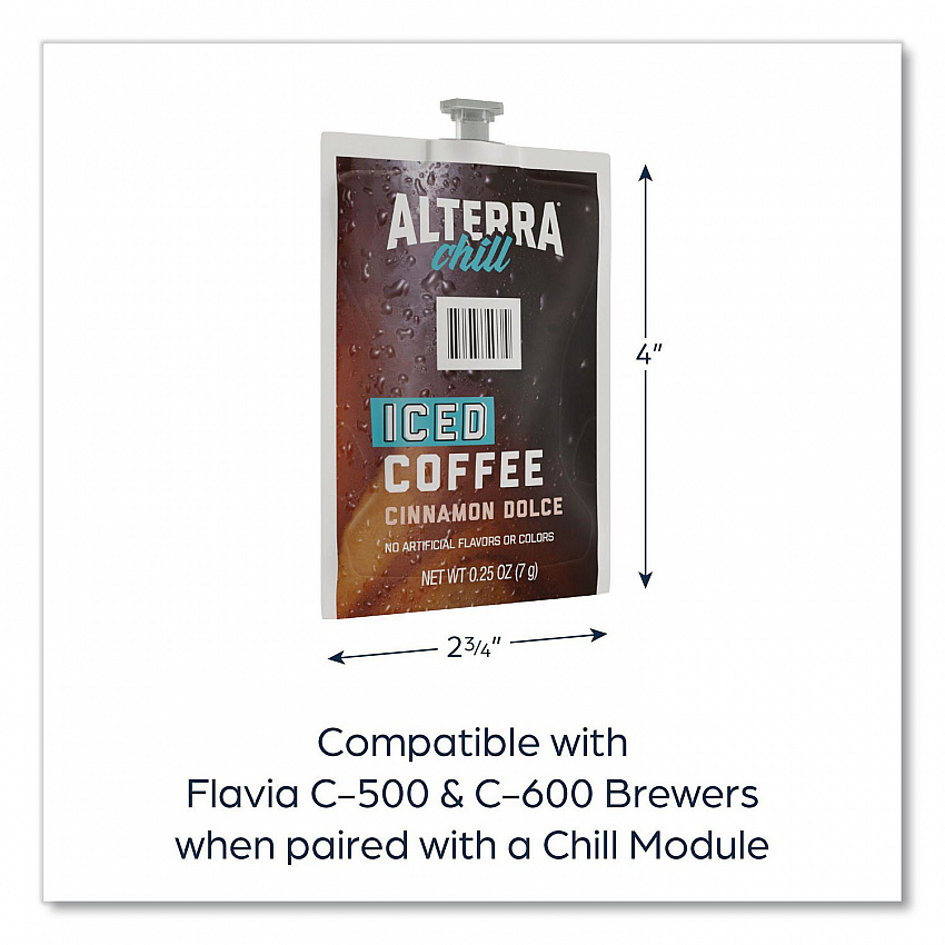 Alterra Cinnamon Dolce Iced Coffee Freshpack, 90/Carton (48061)
