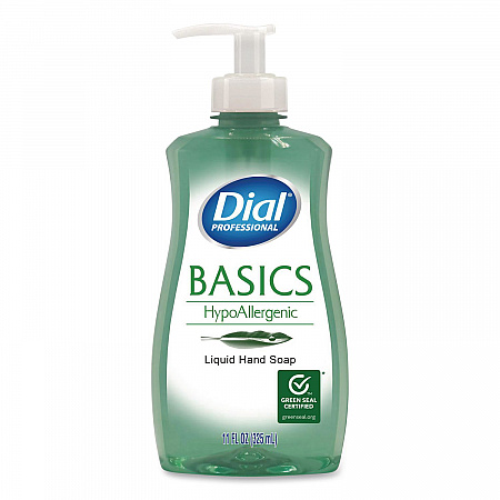 Basics Hypoallergenic Liquid Hand Soap, Floral, 11 oz, 12/Carton (35488)