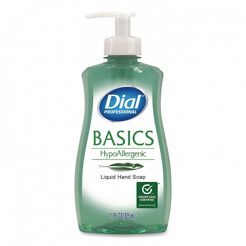 Basics Hypoallergenic Liquid Hand Soap, Floral, 11 oz, 12/Carton (35488)