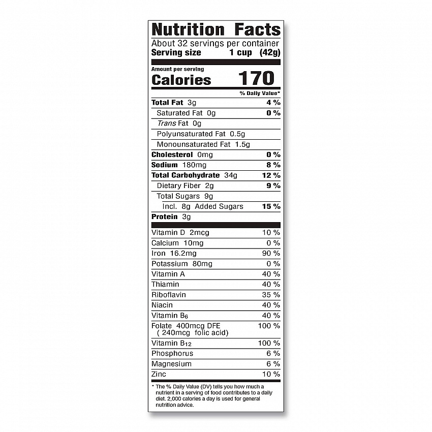 Honey Bunches of Oats with Almonds, 2 Bags/Box, 48 oz Box (22002622)