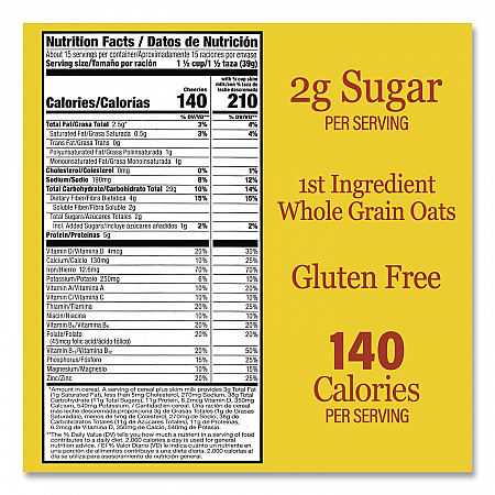 Breakfast Cereal, 2 Bags/Box, 40.7 oz Box (22002623)