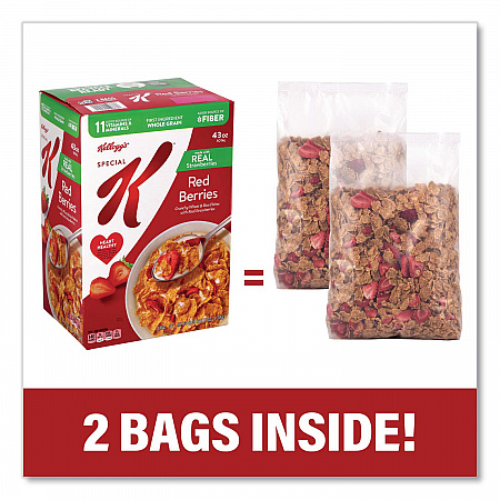 Special K with Berries Cereal, 2 Bags/Box, 43 oz Box (22002625)