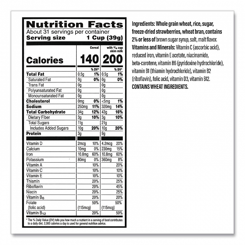 Special K with Berries Cereal, 2 Bags/Box, 43 oz Box (22002625)