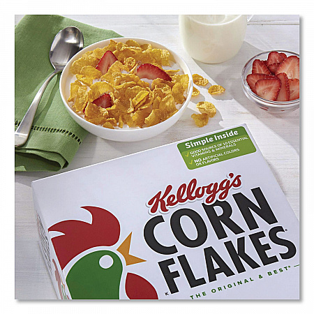 Corn Flakes Cereal,  2 Bags/Box,  43 oz Box (22002626)