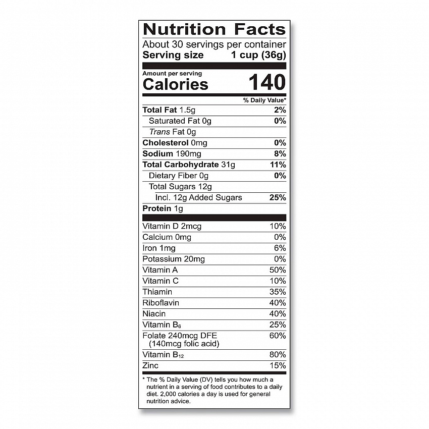 Fruity Pebbles Crispy Rice Cereal, 2 Bags/Box, 38 oz Box (22002627)