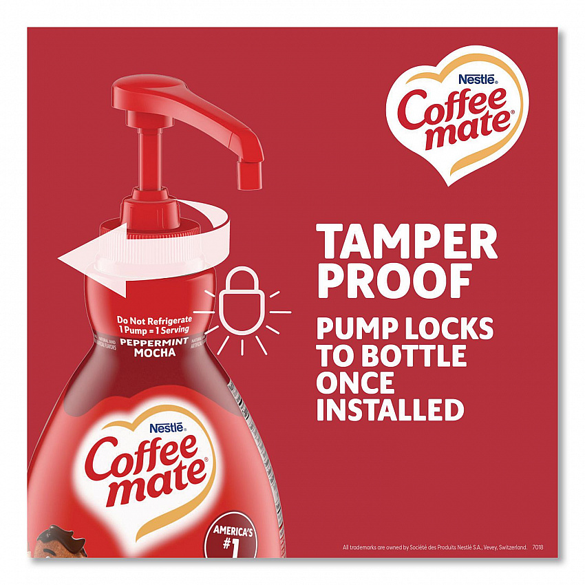 Liquid Creamer, Peppermint Mocha, 1.5 L Pump Bottle (29600)