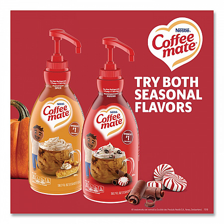 Liquid Creamer, Peppermint Mocha, 1.5 L Pump Bottle (29600)