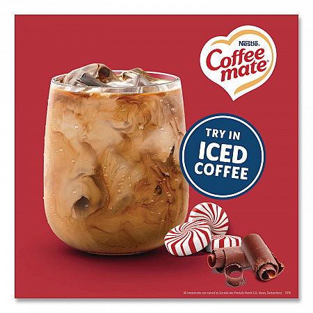 Liquid Creamer, Peppermint Mocha, 1.5 L Pump Bottle, 2/Carton (29600CT)
