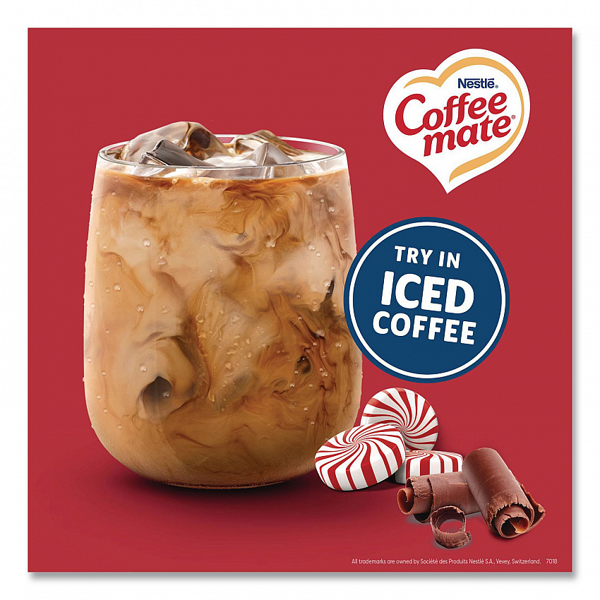 Liquid Creamer, Peppermint Mocha, 1.5 L Pump Bottle, 2/Carton (29600CT)