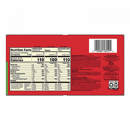 Snack Stacks, Assorted Flavors, 18 Cups/Carton (18252)
