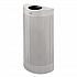 Designer Line Silhouettes Waste Receptacle, 12 gal, Steel, Silver Metallic (SH12EPLSM)