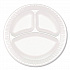 Foam Dinnerware, 3-Compartment Plate, 9
