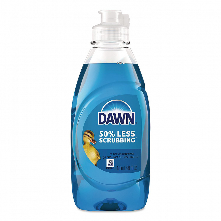 Ultra Liquid Dish Detergent, Dawn Original, 5.8 oz Bottle, 18/Carton (10926)