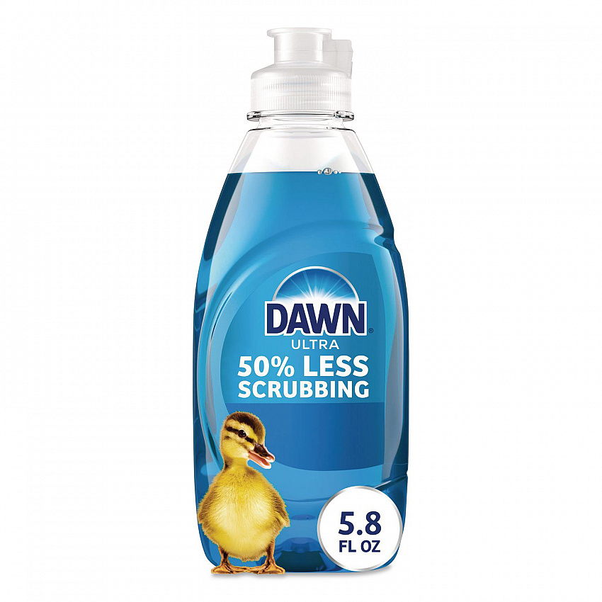 Ultra Liquid Dish Detergent, Dawn Original, 5.8 oz Bottle, 18/Carton (10926)