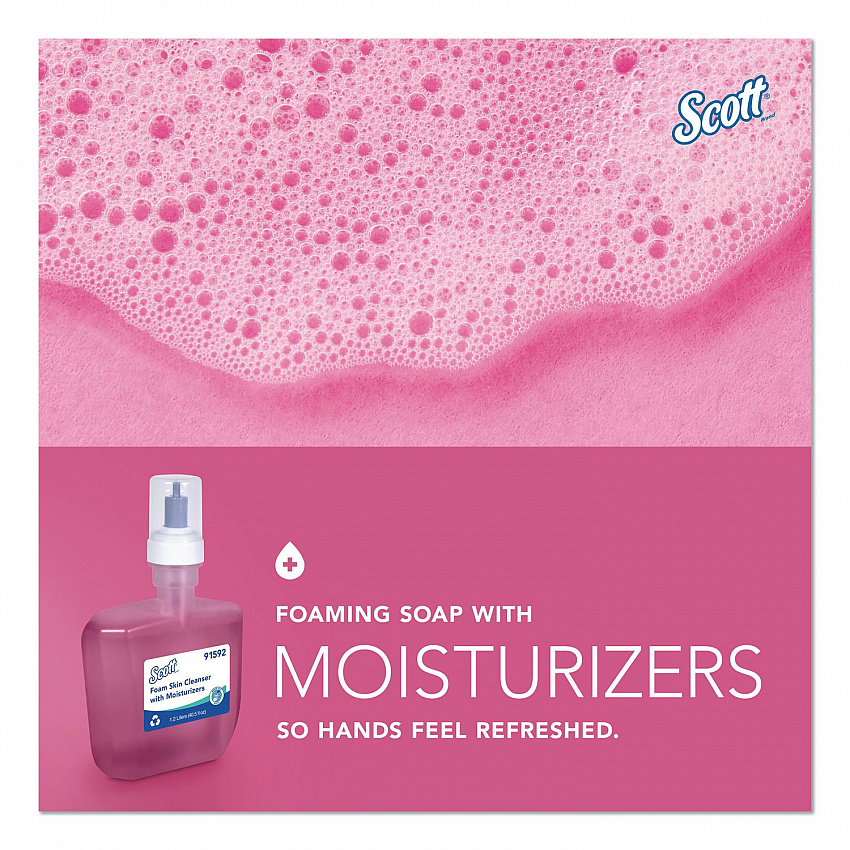 Pro Foam Skin Cleanser with Moisturizers Refill, Citrus Floral Scent, 1.2 L, 2/Carton (91592)
