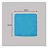 Microfiber Cleaning Cloths, 12 x 12, Blue, 24/Pack (1820579)