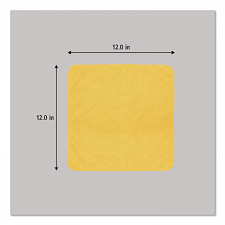 Light Commercial Microfiber Cleaning Cloths, 12 x 12, Yellow, 24/Pack (1820580)