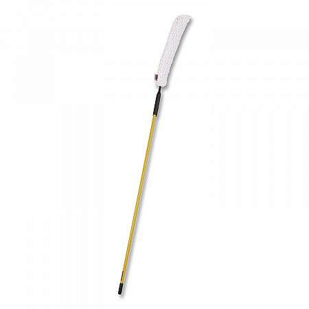 HYGEN Quick-Connect Microfiber Dusting Wand Sleeve, White, 6/Carton (Q853WHI)