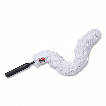 HYGEN Quick-Connect Microfiber Dusting Wand Sleeve, White, 6/Carton (Q853WHI)