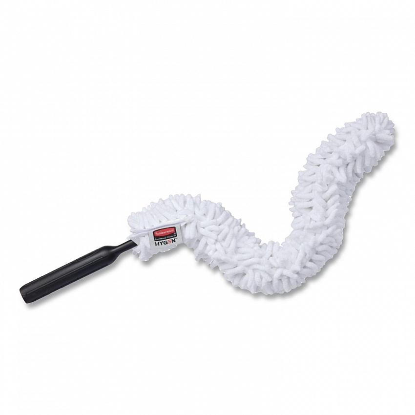 HYGEN Quick-Connect Microfiber Dusting Wand Sleeve, White, 6/Carton (Q853WHI)