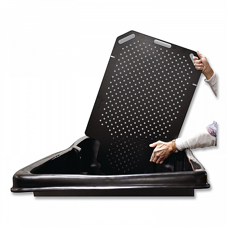 Divider for Standard Duty Tilt Truck, 28 x 2 x 40, Black (A240857)