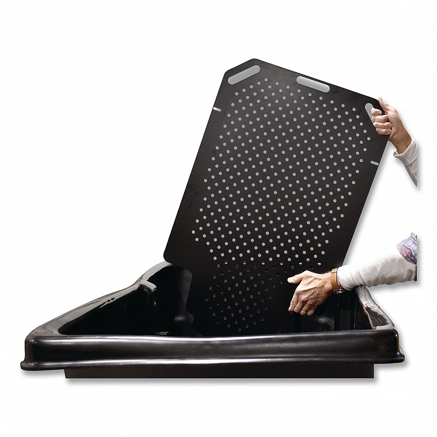 Divider for Standard Duty Tilt Truck, 28 x 2 x 40, Black (A240857)