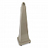 GroundsKeeper Cigarette Waste Collector, Pyramid, 1 gal, 12.25 x 39.75, Beige (257088BG)