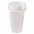 Open-Top Wastebasket, 6 qt, Plastic, White, 6/Carton (2953WHICT)