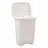 Step-On Waste Can, 8.25 gal, Plastic, White (284187WHICT)