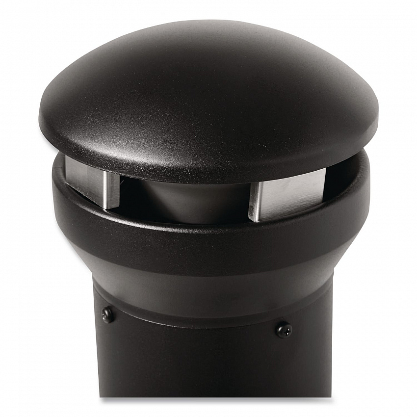 Infinity Traditional Smoking Receptacle, 4.1 gal, 13 dia x 39h High, Black (9W33BLA)