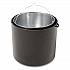 Infinity Traditional Smoking Receptacle, 4.1 gal, 13 dia x 39h High, Black (9W33BLA)