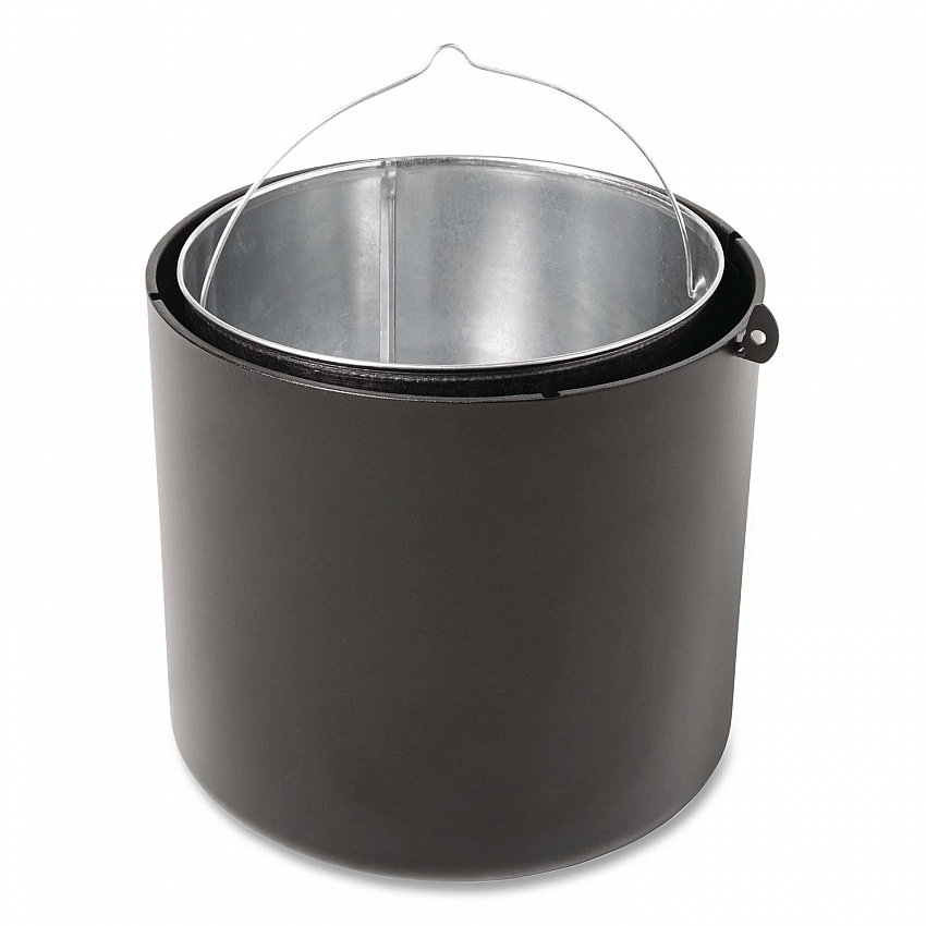 Infinity Traditional Smoking Receptacle, 4.1 gal, 13 dia x 39h High, Black (9W33BLA)