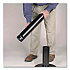 Smoker's Pole, Round, Steel, 0.9 gal, 4 dia x 41h, Black (R1BK)