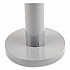 Smoker's Pole, Round, Steel, 0.9 gal, 4 dia x 41h, Silver (R1SM)