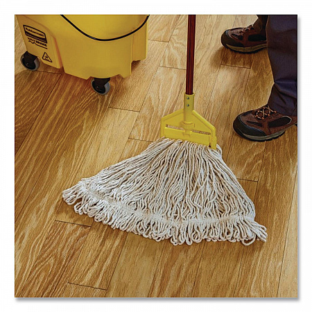 Super Stitch Cotton Looped End Wet Mop Head, Large, 1