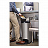 Slim Jim Stainless Steel Step-On Container, End Step Style, 13 gal, Stainless Steel, Black (1901993)