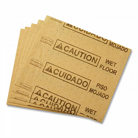 Over-The-Spill Pad Tablet, 12 oz, 14 x 16.5, 25/Pack (4253YEL)