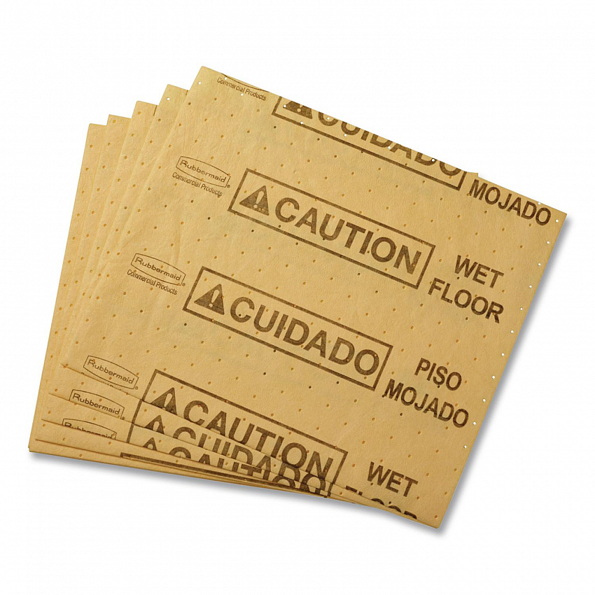 Over-The-Spill Pad Tablet, 12 oz, 14 x 16.5, 25/Pack (4253YEL)