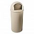 Marshal Classic Container, 25 gal, Plastic, Beige (817088BG)