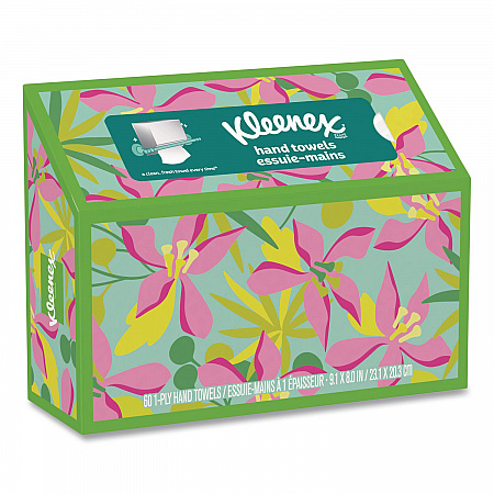 Hand Towels in a POP-UP* Box, 1-Ply, 6.8 x 9, White, 60/Box, 6 Boxes/Carton (38586CT)