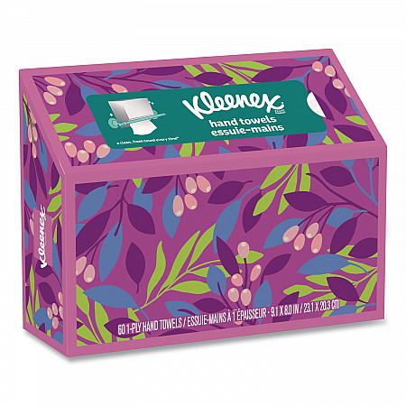 Hand Towels in a POP-UP* Box, 1-Ply, 6.8 x 9, White, 60/Box, 6 Boxes/Carton (38586CT)