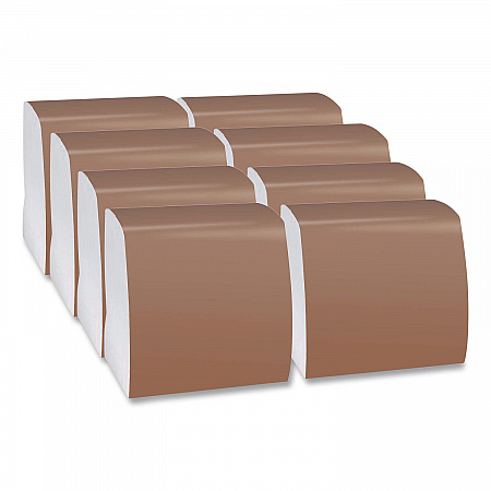 1/4-Fold Dinner Napkins, 1-Ply, 16.75  x 17, White, 250/Pack, 16/Carton (98171)