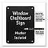 Window Chalkboard, Black Surface, 10.5 x 14 (EGPHD0513S)