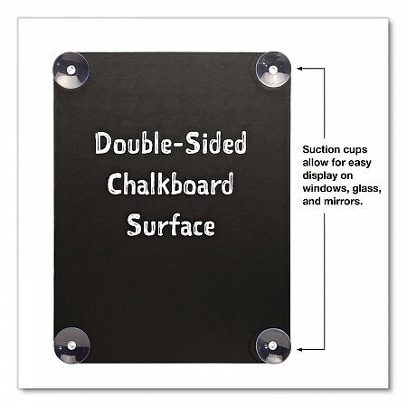 Window Chalkboard, Black Surface, 10.5 x 14 (EGPHD0513S)