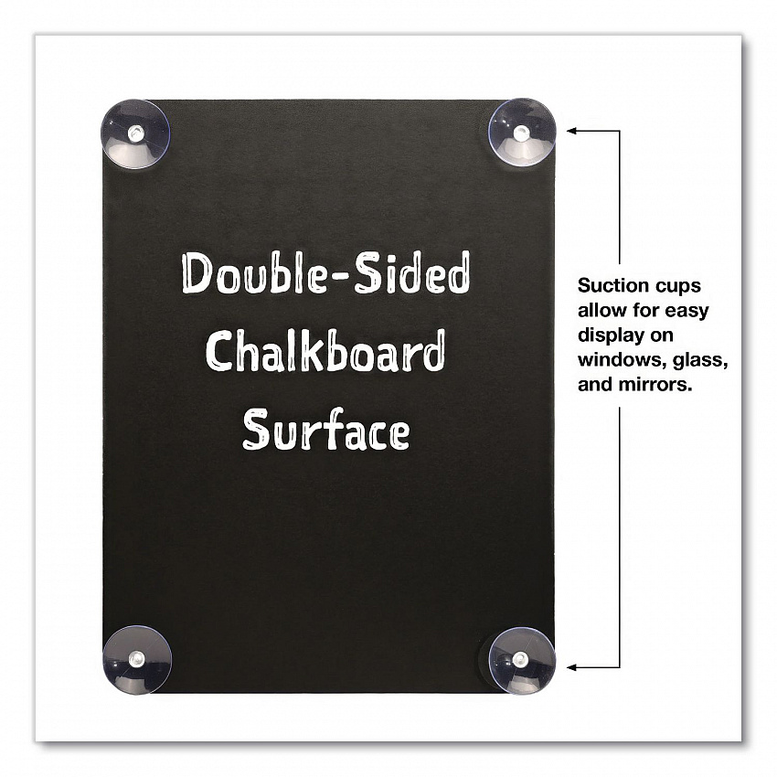 Window Chalkboard, Black Surface, 10.5 x 14 (EGPHD0513S)