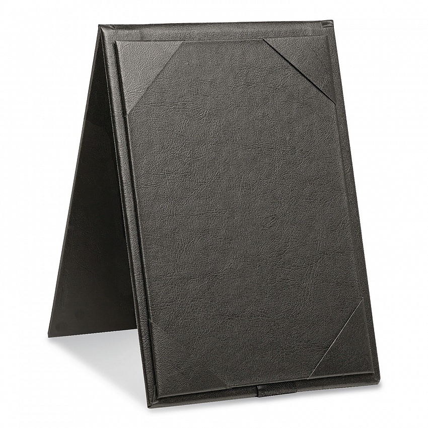 Table-Top Menu Holder, For 4 x 6 Insert, 4.6 x 6.7 Holder, Black (SPLSMENU4X6A)