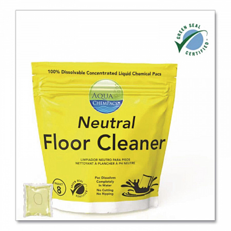 Neutral Floor Cleaner, Lavender Scent, 20 ChemPacs/Pack, 12 Packs/Carton (9320974)