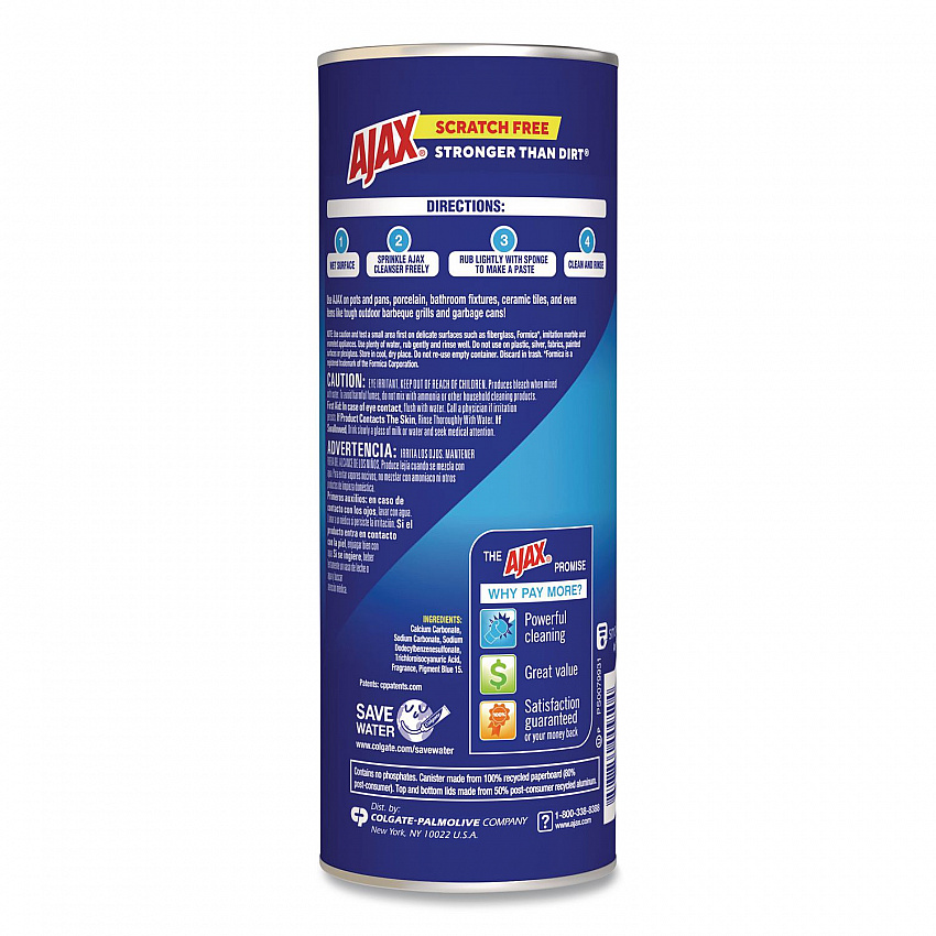 Powder Cleanser with Bleach, 21 oz Canister, 12/Carton (61034403)